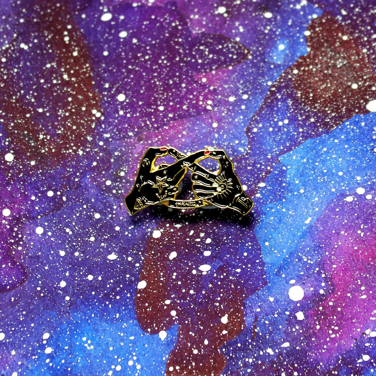 Ali Cottrell Design Enamel Pin WITCH INFINITY PIN