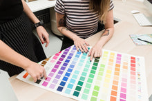 Load image into Gallery viewer, COLOUR CHART TEA TOWEL