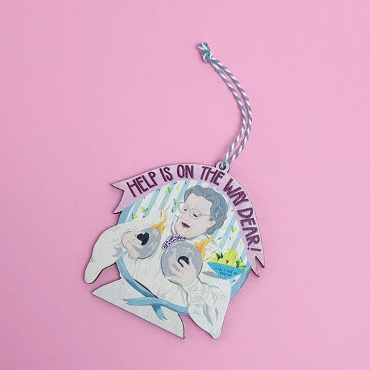 Cor Blimey MRS DOUBTFIRE DECORATION